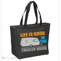 Life Is Good In The Trailer Hood Tote Bag thumb 2