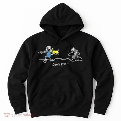 Life is Great Army Hoodie