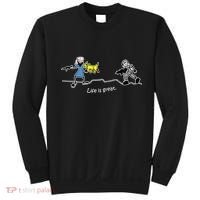 Life is Great Army Sweatshirt thumb 0