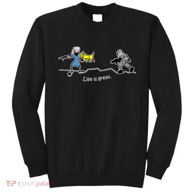 Life is Great Army Sweatshirt