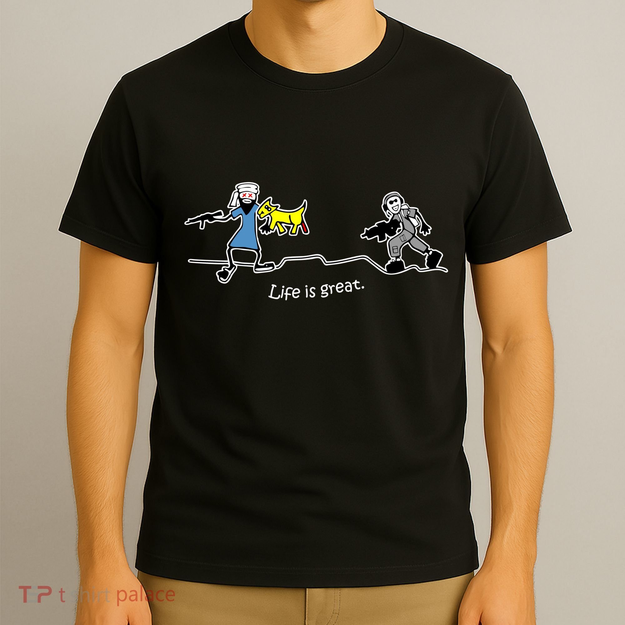 Life is Great Army T-Shirt