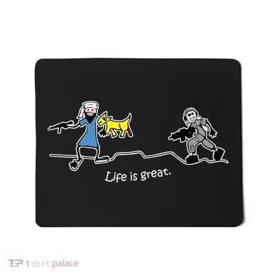 Life is Great Army Mousepad