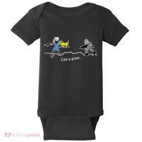 Life is Great Army Baby Bodysuit thumb 0