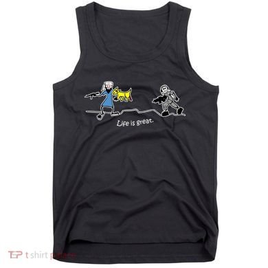 Life is Great Army Tank Top