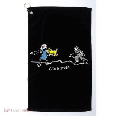 Life is Great Army Golf Towel