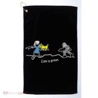 Life is Great Army Golf Towel thumb 0
