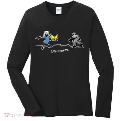 Life is Great Army Women's Long Sleeve Shirt