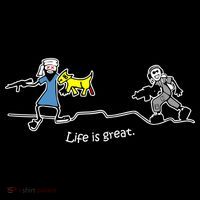 Life is Great Army Women's Long Sleeve Shirt thumb 2