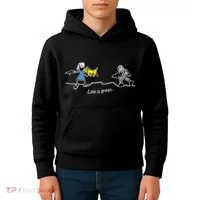 Life is Great Army Kids Hoodie thumb 4