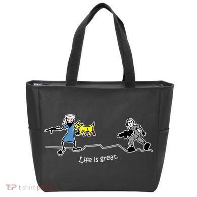 Life is Great Army Tote Bag