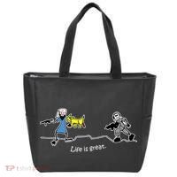 Life is Great Army Tote Bag thumb 0