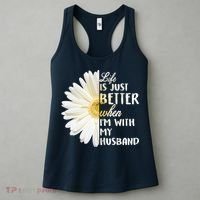 Life Is Just Better When I'm With My Husband Women's Tank Top thumb 3