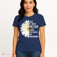 Life Is Just Better When I'm With My Husband Women's T-Shirt thumb 4