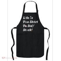 Life Is Too Short To Stay Stock Car Nut Apron thumb 0