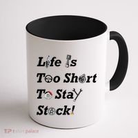 Life Is Too Short To Stay Stock Car Nut Coffee Mug thumb 1