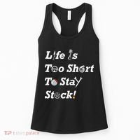 Life Is Too Short To Stay Stock Car Nut Women's Tank Top thumb 0