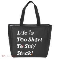 Life Is Too Short To Stay Stock Car Nut Tote Bag thumb 0