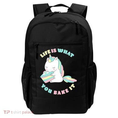 Life Is What You Bake It Unicorn Backpack