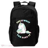 Life Is What You Bake It Unicorn Backpack thumb 0
