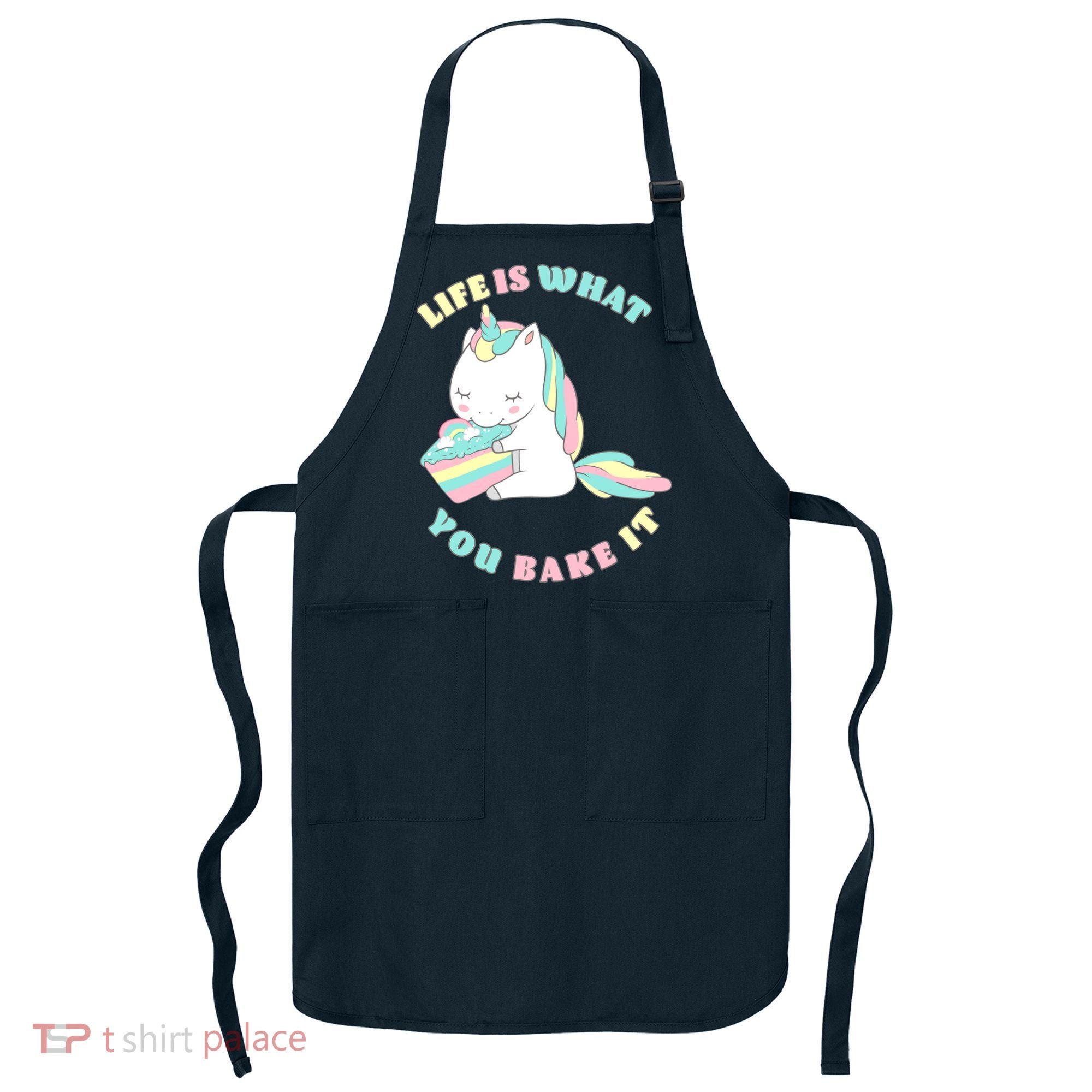 Life Is What You Bake It Unicorn Apron