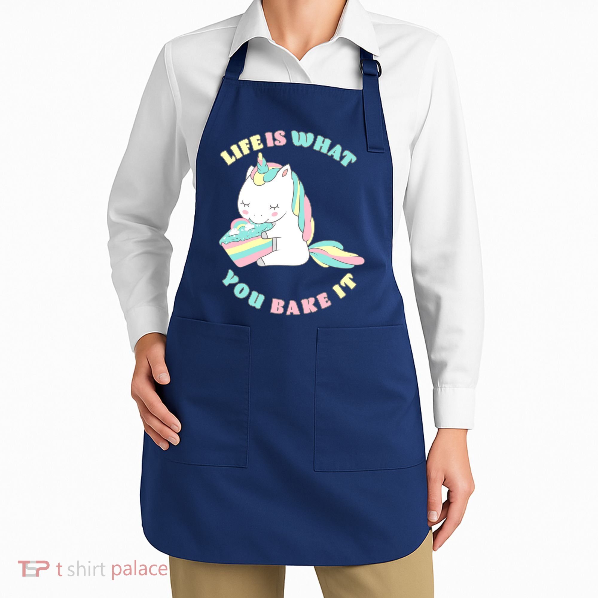 Life Is What You Bake It Unicorn Apron