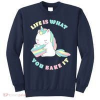 Life Is What You Bake It Unicorn Sweatshirt thumb 0