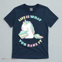 Life Is What You Bake It Unicorn T-Shirt thumb 5