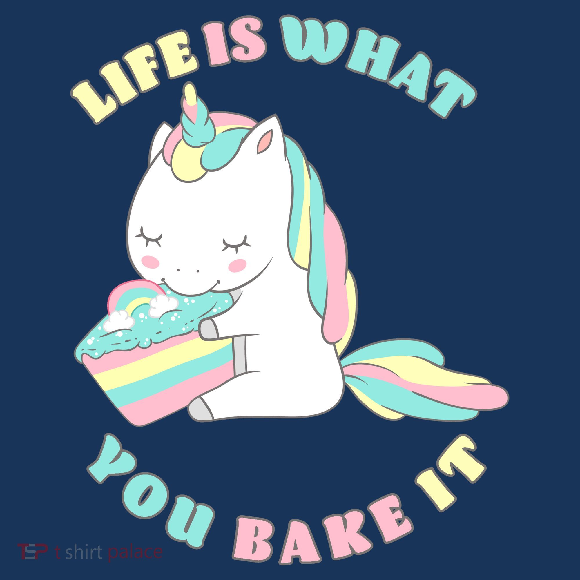 Life Is What You Bake It Unicorn T-Shirt