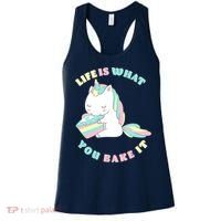 Life Is What You Bake It Unicorn Women's Tank Top thumb 0