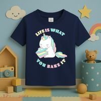 Life Is What You Bake It Unicorn Toddler T-Shirt thumb 3