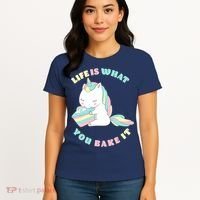 Life Is What You Bake It Unicorn Women's T-Shirt thumb 4