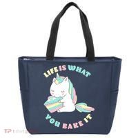 Life Is What You Bake It Unicorn Tote Bag thumb 0