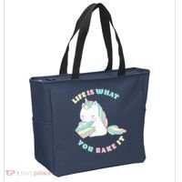 Life Is What You Bake It Unicorn Tote Bag thumb 2