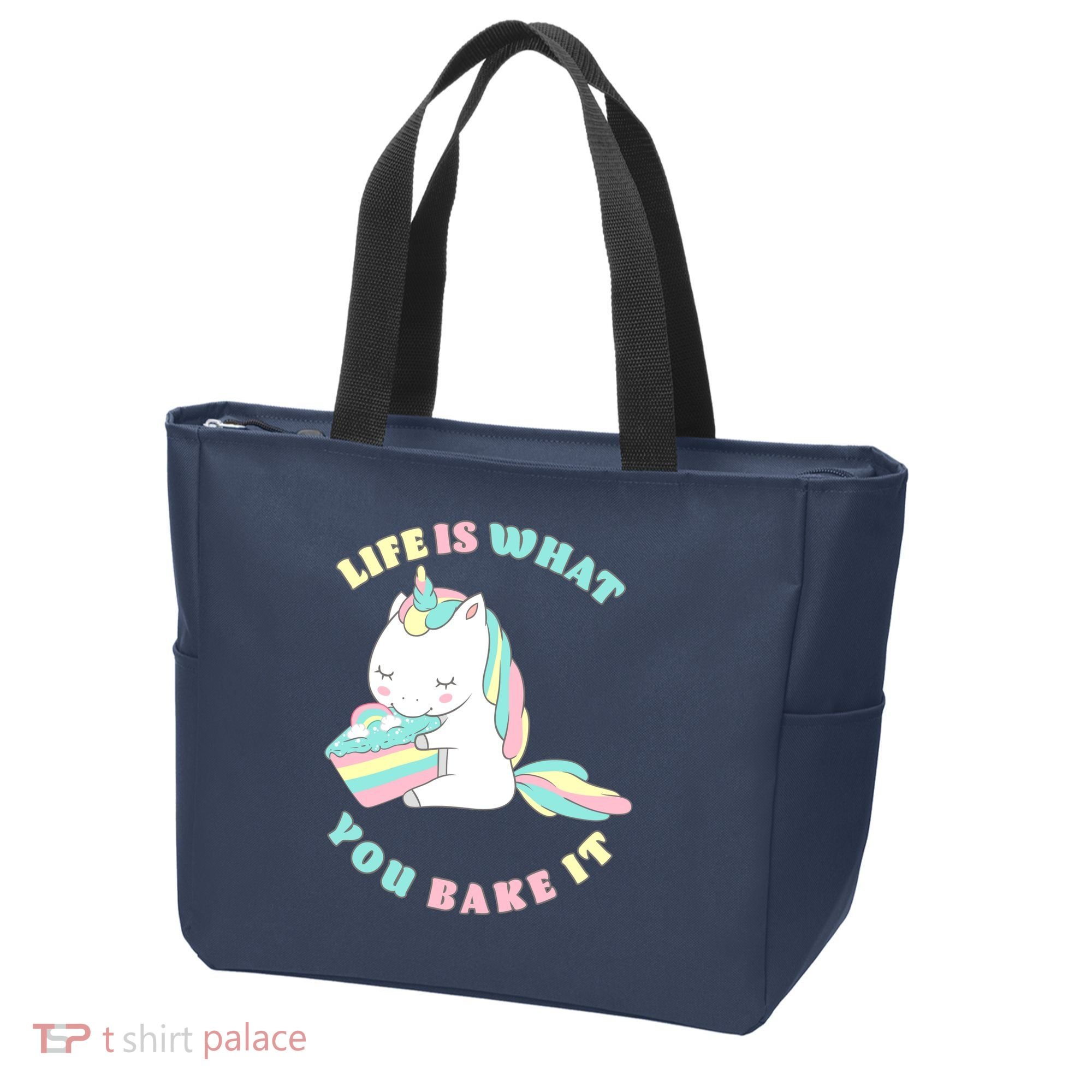 Life Is What You Bake It Unicorn Tote Bag