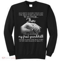 Life Just Begun With My First Grandchild Sweatshirt thumb 0