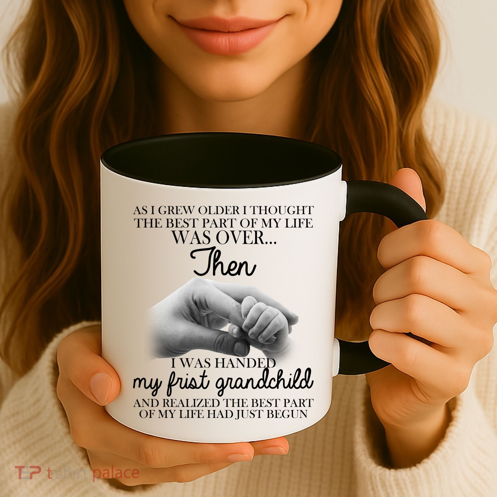Life Just Begun With My First Grandchild Coffee Mug