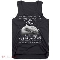 Life Just Begun With My First Grandchild Tank Top thumb 0