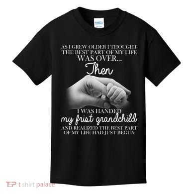 Life Just Begun With My First Grandchild Kids T-Shirt