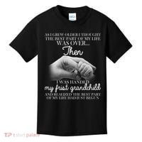 Life Just Begun With My First Grandchild Kids T-Shirt thumb 0