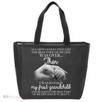 Life Just Begun With My First Grandchild Tote Bag thumb 0