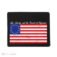 Life Liberty And The Pursuit Of Happiness Flag Mousepad thumb 0