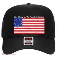 Life Liberty And The Pursuit Of Happiness Flag Hat thumb 0