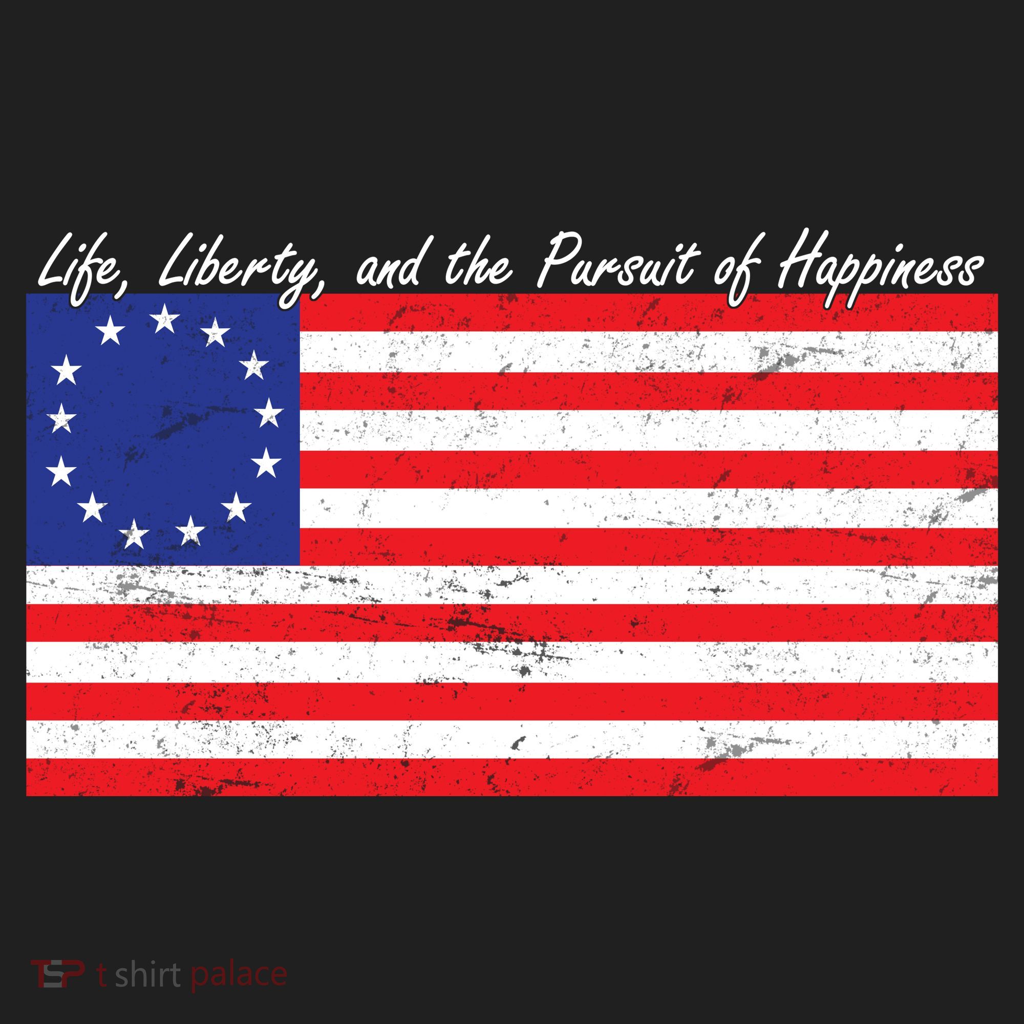 Life Liberty And The Pursuit Of Happiness Flag Hat