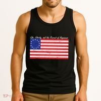 Life Liberty And The Pursuit Of Happiness Flag Tank Top thumb 3