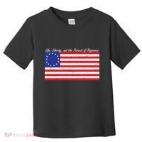 Life Liberty And The Pursuit Of Happiness Flag Toddler T-Shirt thumb 0