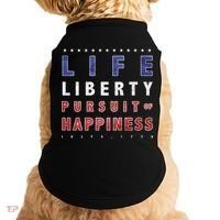 Life Liberty Pursuit Of Happiness Doggie Tank thumb 0