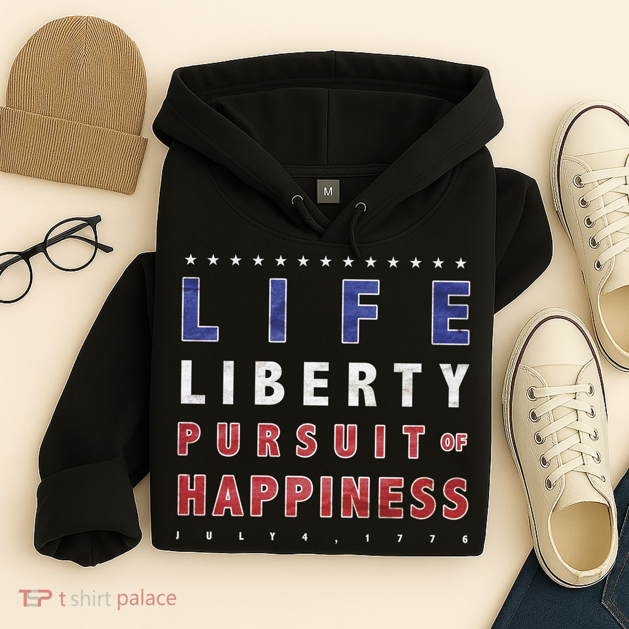 Life Liberty Pursuit Of Happiness Hoodie