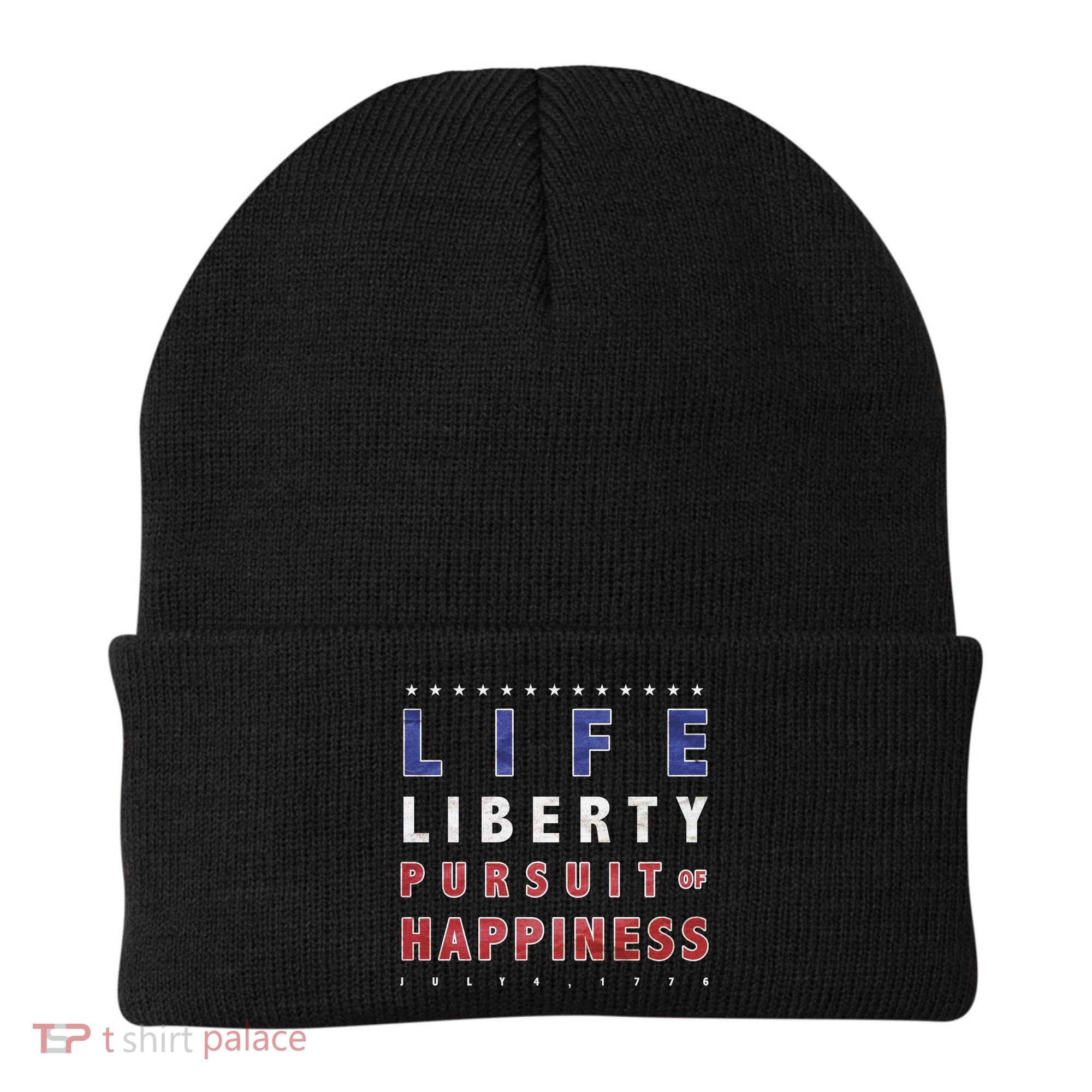 Life Liberty Pursuit Of Happiness Beanie