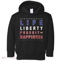 Life Liberty Pursuit Of Happiness Toddler Hoodie thumb 0