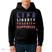 Life Liberty Pursuit Of Happiness Kids Hoodie thumb 4